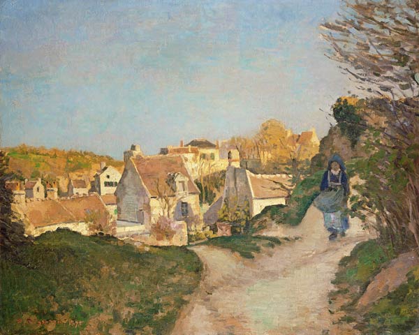 The hills of Jallais, Pontoise a Camille Pissarro