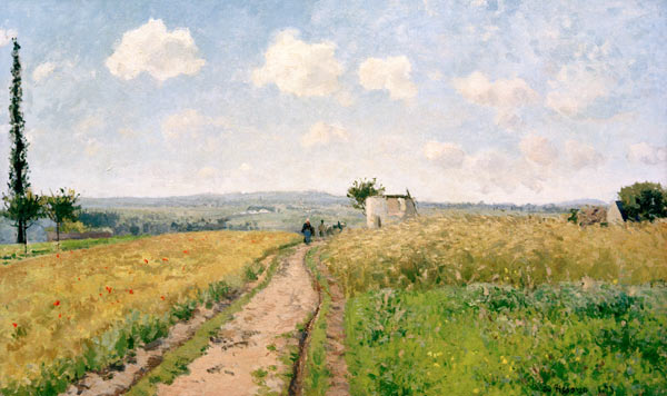 Pissarro / June Morning near Pontoise a Camille Pissarro