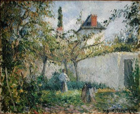 Kitchen Garden and Orchard, Pontoise a Camille Pissarro