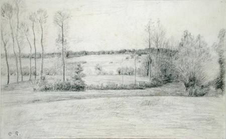 Landscape with Trees a Camille Pissarro