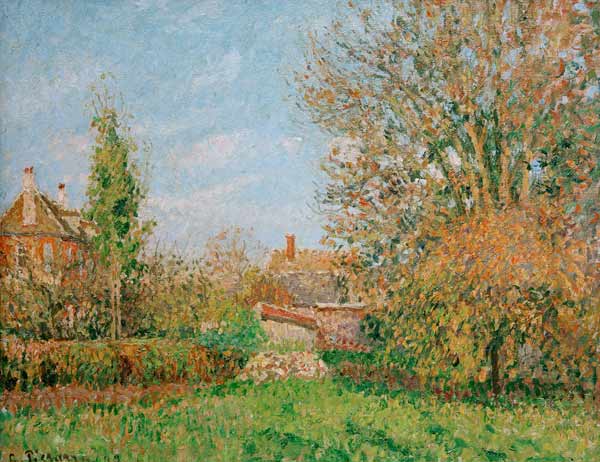 Autumn in Eragny a Camille Pissarro