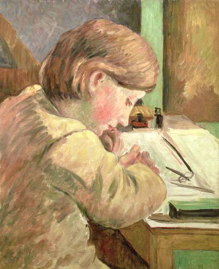 Paul Writing a Camille Pissarro