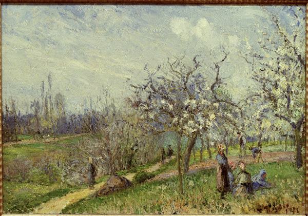Pissarro/ Blühender Obstgarten/ 1872 a Camille Pissarro