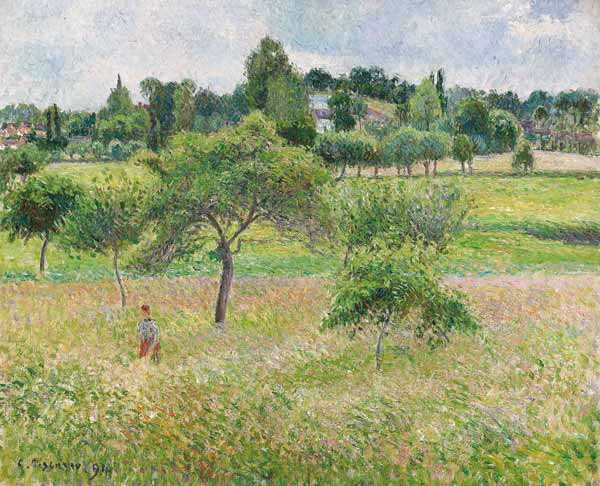 Pommiers à Éragny a Camille Pissarro