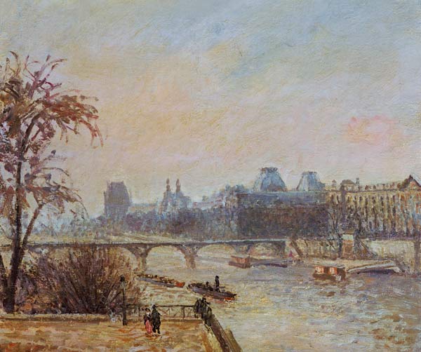 The Seine and the Louvre a Camille Pissarro