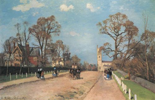 The Strasse to Sydenham a Camille Pissarro