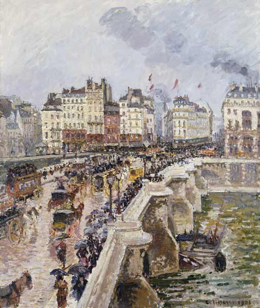 The Pont Neuf a Camille Pissarro