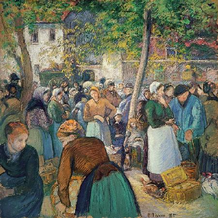 The poultry market, Gisors