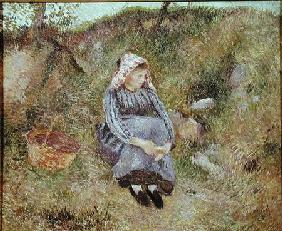 Seated Peasant Girl