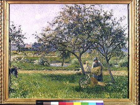 The Wheelbarrow, Orchard a Camille Pissarro