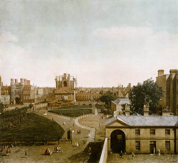 London: Whitehall and The Privy guards from Richmond House a Canal Giovanni Antonio Canaletto