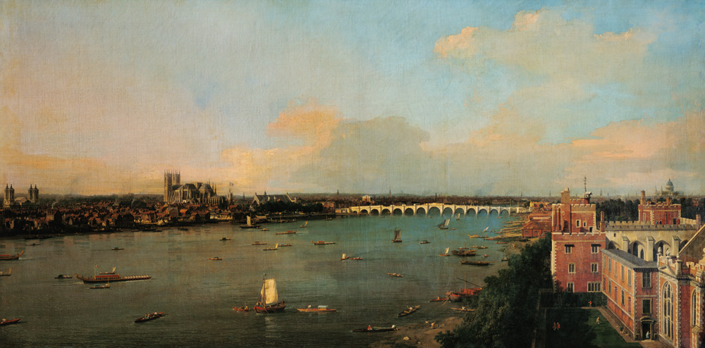 Ansicht von London a Canal Giovanni Antonio Canaletto