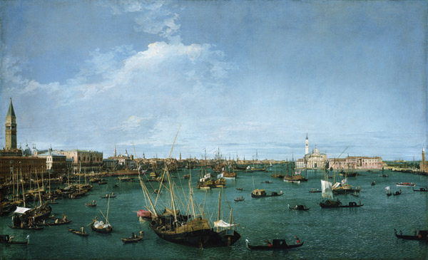 Bacino di San Marco, Venezia a Canal Giovanni Antonio Canaletto