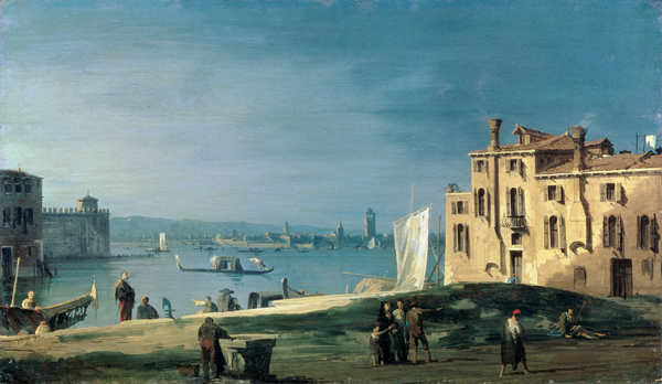 Blick von San Pietro auf die Insel Murano. a Canal Giovanni Antonio Canaletto