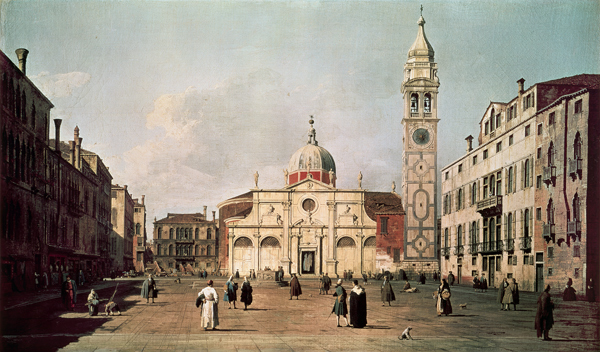 Campo of Santa Maria Formosa a Canal Giovanni Antonio Canaletto