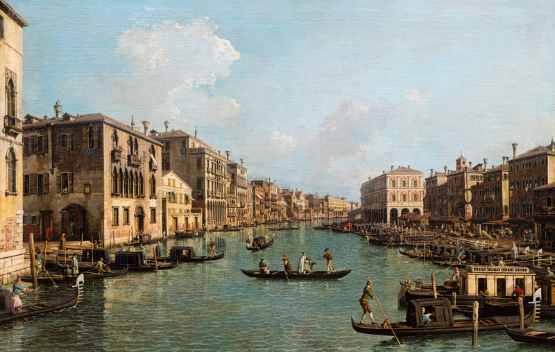 Il Gran Canal a Canal Giovanni Antonio Canaletto