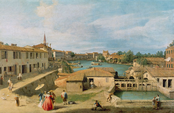 Dolo (Brenta) a Canal Giovanni Antonio Canaletto
