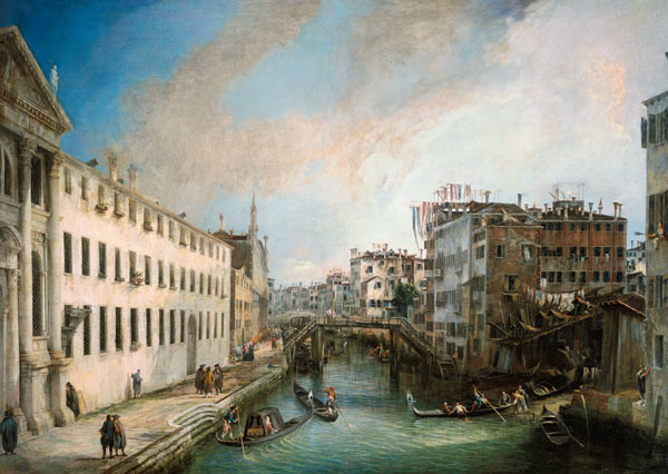Rio dei Mendicanti a Canal Giovanni Antonio Canaletto
