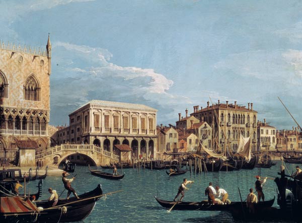 Venice / Riva degli Schiavoni /Canaletto a Canal Giovanni Antonio Canaletto