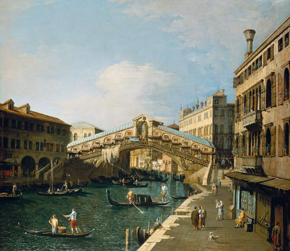 The Grand Canal, Venice a Canal Giovanni Antonio Canaletto