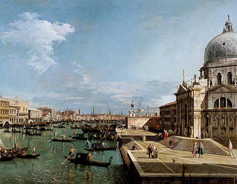 Venezia, Santa Maria della salute a Canal Giovanni Antonio Canaletto