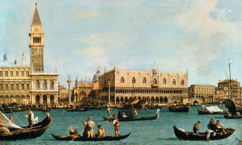 Venezia dal Bacino a Canal Giovanni Antonio Canaletto