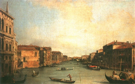 The Canal grandee of the Palazzo Balbi a Canal Giovanni Antonio Canaletto
