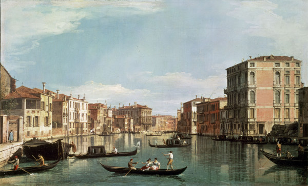 Canaletto / Canale Grande, Venice a Canal Giovanni Antonio Canaletto