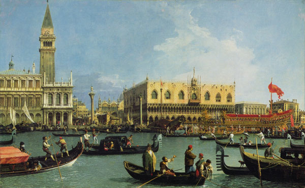 Il ritorno del Bucintoro, Venezia a Canal Giovanni Antonio Canaletto