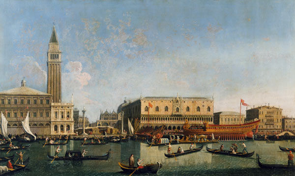 Venice / Doge s Palace / Painting / C18 a Canal Giovanni Antonio Canaletto