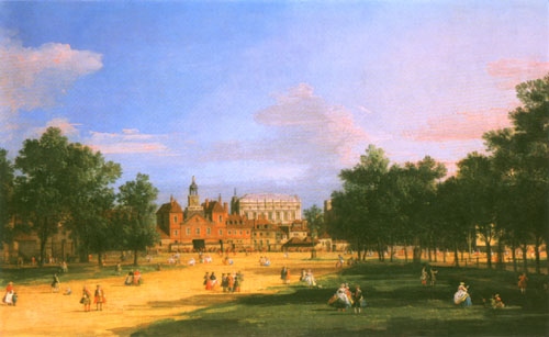 London: The Old Horse Guards and The Banqueting reverberation a Canal Giovanni Antonio Canaletto
