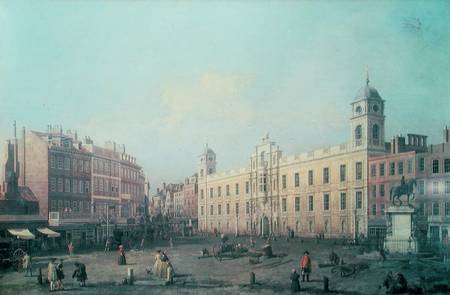 Northumberland House a Canal Giovanni Antonio Canaletto