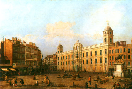 Northumberland House in London a Canal Giovanni Antonio Canaletto