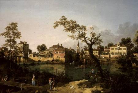 Padua a Canal Giovanni Antonio Canaletto