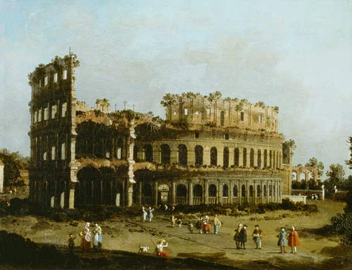 The Colosseum a Canal Giovanni Antonio Canaletto