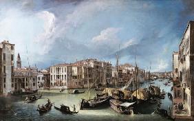 Canal grande a Venezia con il ponte di Rialto