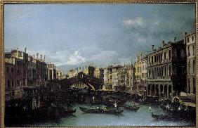 Venedig, Rialtobrücke / Canaletto
