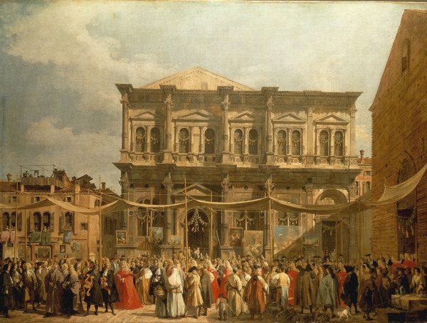 Venice / Scuola di S. Rocco / Canaletto a Canal Giovanni Antonio Canaletto