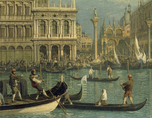 Venice, Piazzetta / Pai.b.Canaletto a Canal Giovanni Antonio Canaletto
