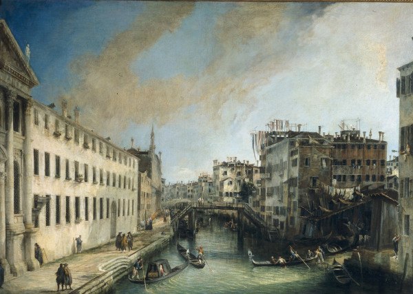 Venice, Rio dei Mendicanti / Canaletto a Canal Giovanni Antonio Canaletto