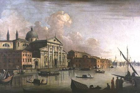 Venice: A View of San Giorgio Maggiore (pair of 63930) a Canal Giovanni Antonio Canaletto