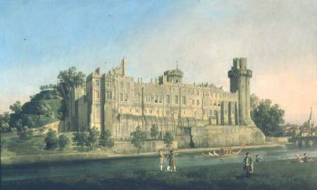 Warwick Castle a Canal Giovanni Antonio Canaletto