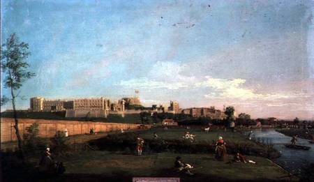 Windsor Castle a Canal Giovanni Antonio Canaletto