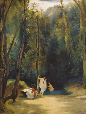 Women Bathing in the Park of Terni