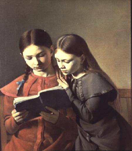 The Artist's two youngest sisters a Carl-Christian-Constantin Hansen