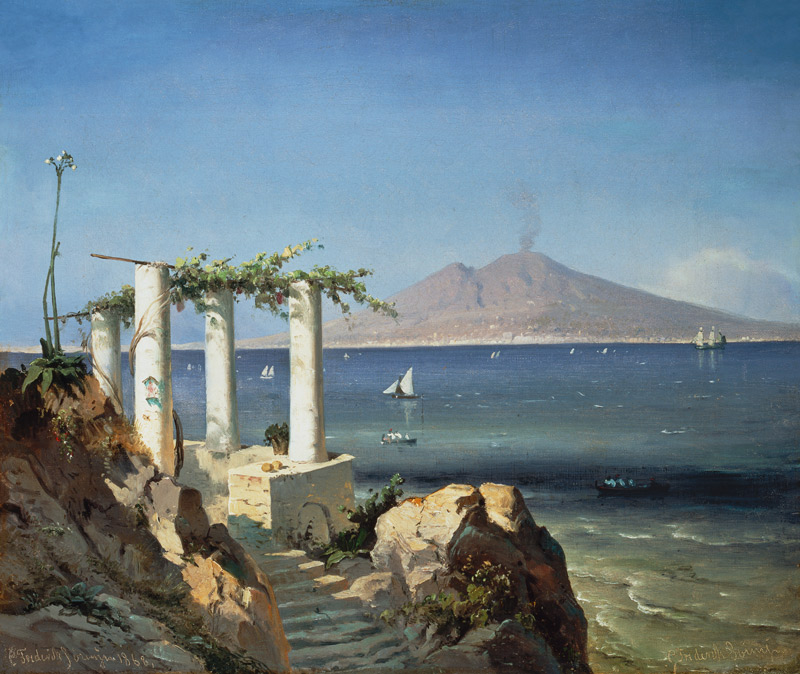 Vista da Capri sulla baia di Napoli a Carl Frederick Sorensen