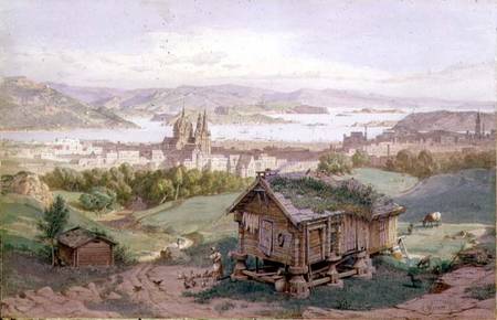 View of Christiania a Carl Friedr.Heinrich Werner