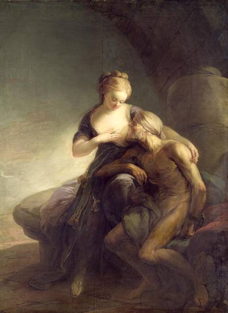 Roman Charity, an Allegory of Love a Carl Gustaf Pilo