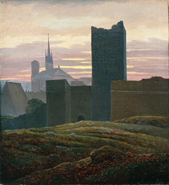 The royal castle of Cheb a Carl Gustav Carus