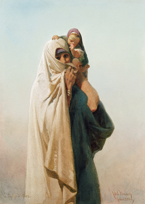 A Coptic Mother a Carl Haag